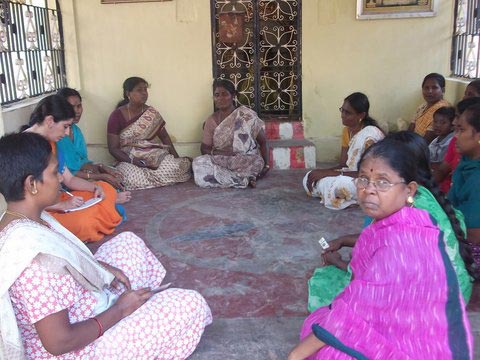 Ms.Mariya Visits SHG women at Koradanthoppu